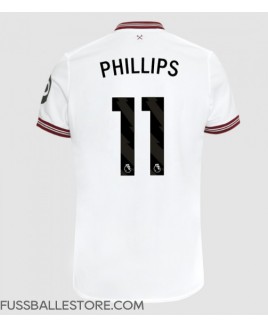 Günstige West Ham United Kalvin Phillips #11 Auswärtstrikot 2023-24 Kurzarm